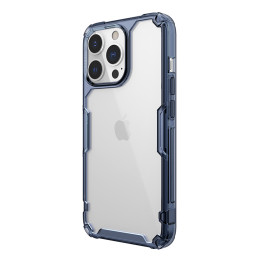 Nillkin Nature Pro dėklas iPhone 13 Pro Max šarvuotas dangtelis mėlynas