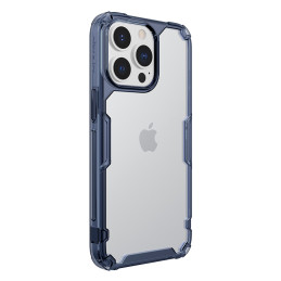 Nillkin Nature Pro dėklas iPhone 13 Pro Max šarvuotas dangtelis mėlynas