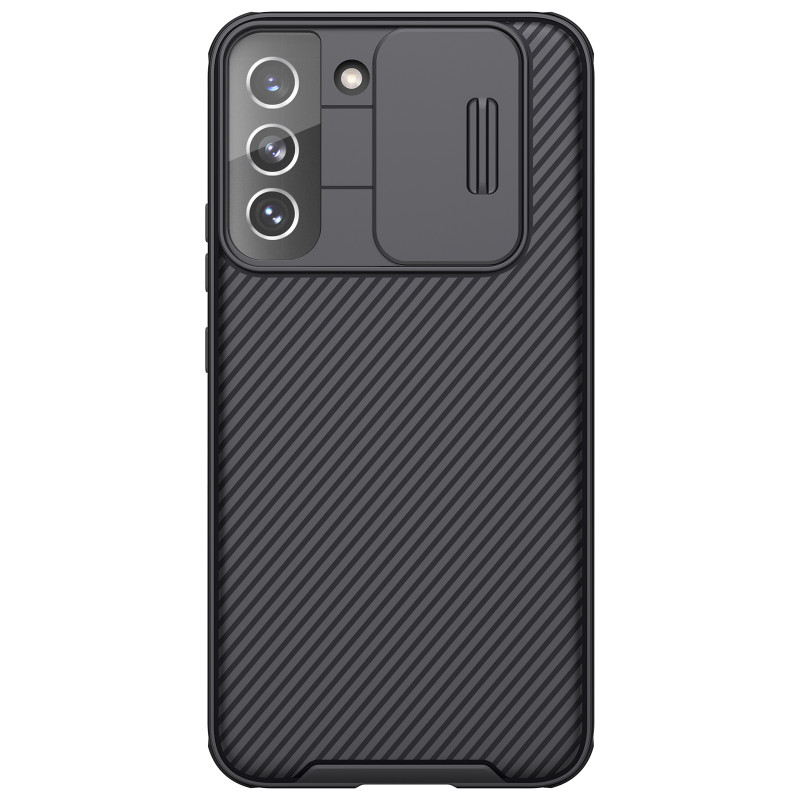 Nillkin CamShield Pro Case Armored Case Cover kameros apsauga, skirta Samsung Galaxy S22 Black