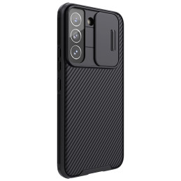 Nillkin CamShield Pro Case Armored Case Cover kameros apsauga, skirta Samsung Galaxy S22 Black