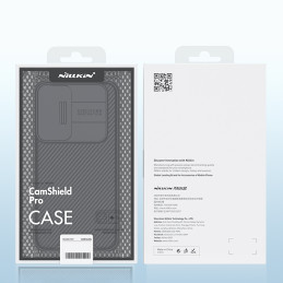 Nillkin CamShield Pro Case Armored Case Cover kameros apsauga, skirta Samsung Galaxy S22 Black