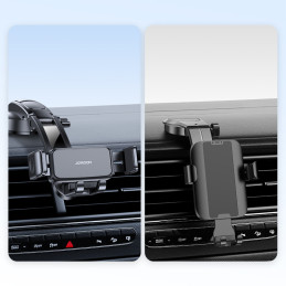 Joyroom mechaninis automobilio kabinos laikiklis juodas (JR-ZS283)