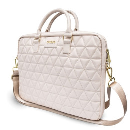 Guess dygsniuotas krepšys 16" nešiojamam kompiuteriui - rožinis