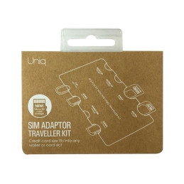 UNIQ Sim Adapter Traveler Kit 7in1 SIM kortelių laikiklis