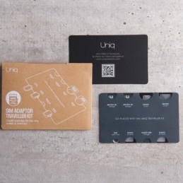 UNIQ Sim Adapter Traveler Kit 7in1 SIM kortelių laikiklis