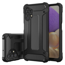Hybrid Armor šarvuotas hibridinis dėklo dangtelis, skirtas Samsung Galaxy A53 5G juodas