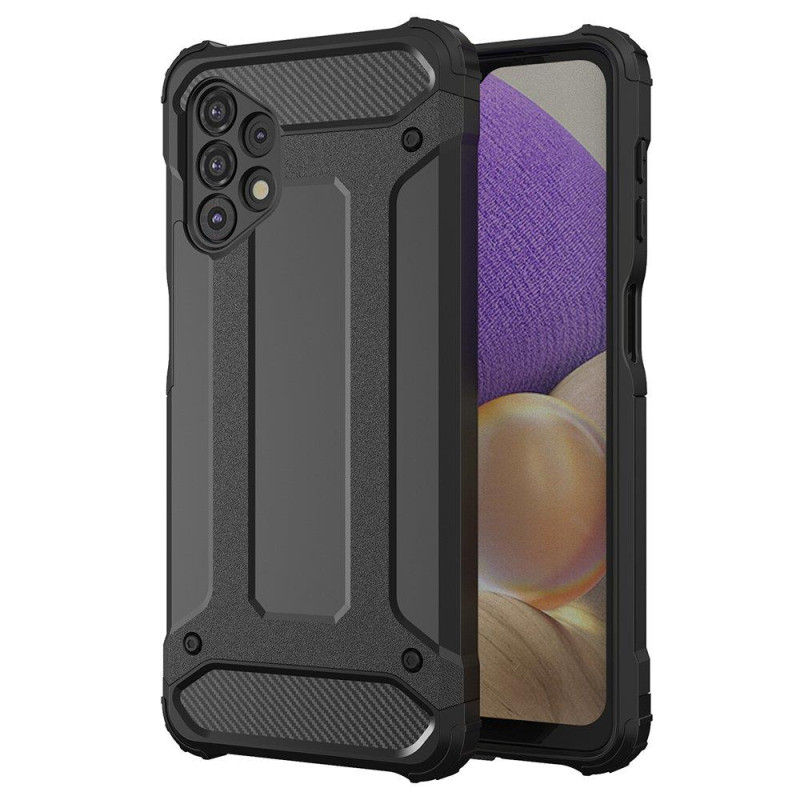 Hybrid Armor šarvuotas hibridinio korpuso dangtelis, skirtas Samsung Galaxy A73 juodas