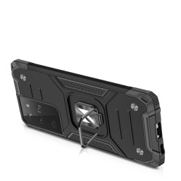 Wozinsky Ring Armor Armored Hybrid Case Cover + Magnetinis laikiklis, skirtas Samsung Galaxy S22 Ultra Blue