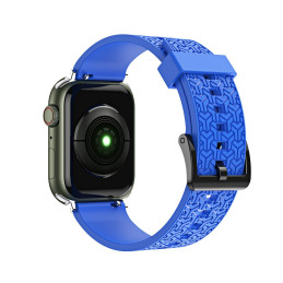 Laikrodžio Y dirželis, skirtas Apple Watch 7 / 6 / 5 / 4 / 3 / 2 / SE (45 / 44 / 42 mm) apyrankė, mėlyna