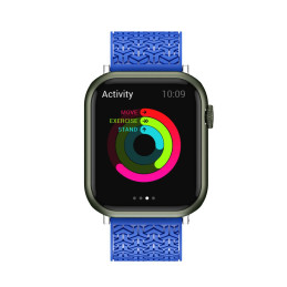 Laikrodžio Y dirželis, skirtas Apple Watch 7 / 6 / 5 / 4 / 3 / 2 / SE (45 / 44 / 42 mm) apyrankė, mėlyna