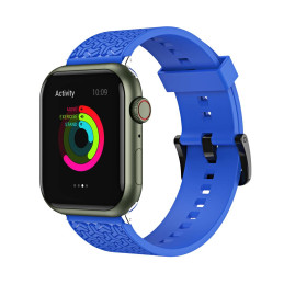 Laikrodžio Y dirželis, skirtas Apple Watch 7 / 6 / 5 / 4 / 3 / 2 / SE (45 / 44 / 42 mm) apyrankė, mėlyna