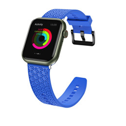 Laikrodžio Y dirželis, skirtas Apple Watch 7 / 6 / 5 / 4 / 3 / 2 / SE (45 / 44 / 42 mm) apyrankė, mėlyna