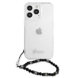Guess Black Pearl dėklas, skirtas iPhone 13 Pro / iPhone 13 - skaidrus