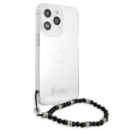 Guess Black Pearl dėklas, skirtas iPhone 13 Pro / iPhone 13 - skaidrus