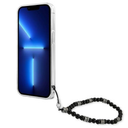 Guess Black Pearl dėklas, skirtas iPhone 13 Pro / iPhone 13 - skaidrus
