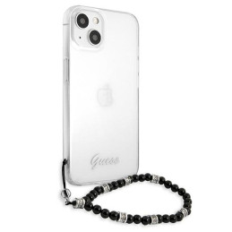 Guess Black Pearl dėklas iPhone 13 - skaidrus