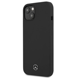 Mercedes Silicone Line dėklas iPhone 13 mini - juodas