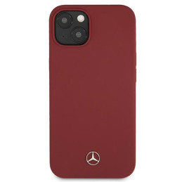 Mercedes Silicone Line dėklas iPhone 13 mini - raudonas