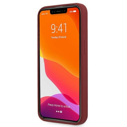Mercedes Silicone Line dėklas iPhone 13 mini - raudonas