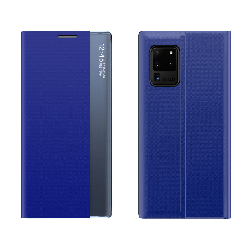 Naujas Sleep Case dangtelis su atvartu ir stovo funkcija, skirta Samsung Galaxy A53 5G blue