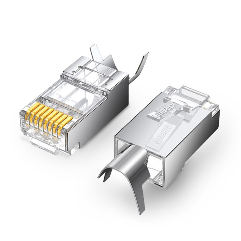 Ugreen 10x modulinis kištukas RJ45 kištukas 8P8C Cat 6A/ 7 (70316)