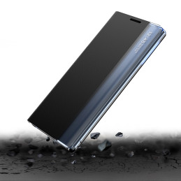 Naujas Sleep Case dangtelis su atvartu ir stovo funkcija, skirta Samsung Galaxy S22+ (S22 Plus) juoda