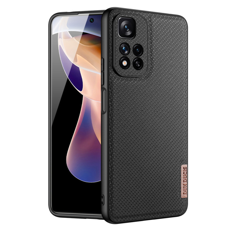 Dux Ducis Fino dėklo dangtelis padengtas nailono medžiaga Xiaomi Redmi Note 11 Pro+ 5G (Kinija) / 11 Pro 5G (Kinija) / M...