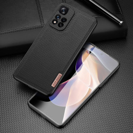 Dux Ducis Fino dėklo dangtelis padengtas nailono medžiaga Xiaomi Redmi Note 11 Pro+ 5G (Kinija) / 11 Pro 5G (Kinija) / M...