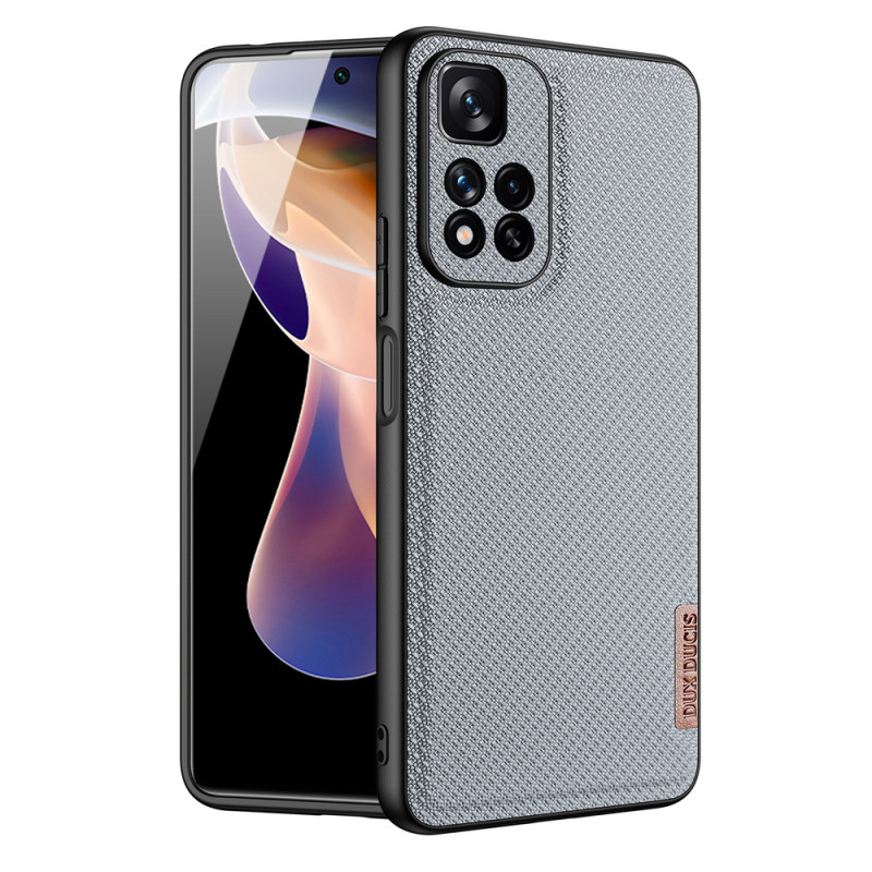 Dux Ducis Fino dėklo dangtelis padengtas nailono medžiaga Xiaomi Redmi Note 11 Pro+ 5G (Kinija) / 11 Pro 5G (Kinija) / M...