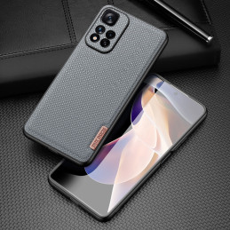 Dux Ducis Fino dėklo dangtelis padengtas nailono medžiaga Xiaomi Redmi Note 11 Pro+ 5G (Kinija) / 11 Pro 5G (Kinija) / M...