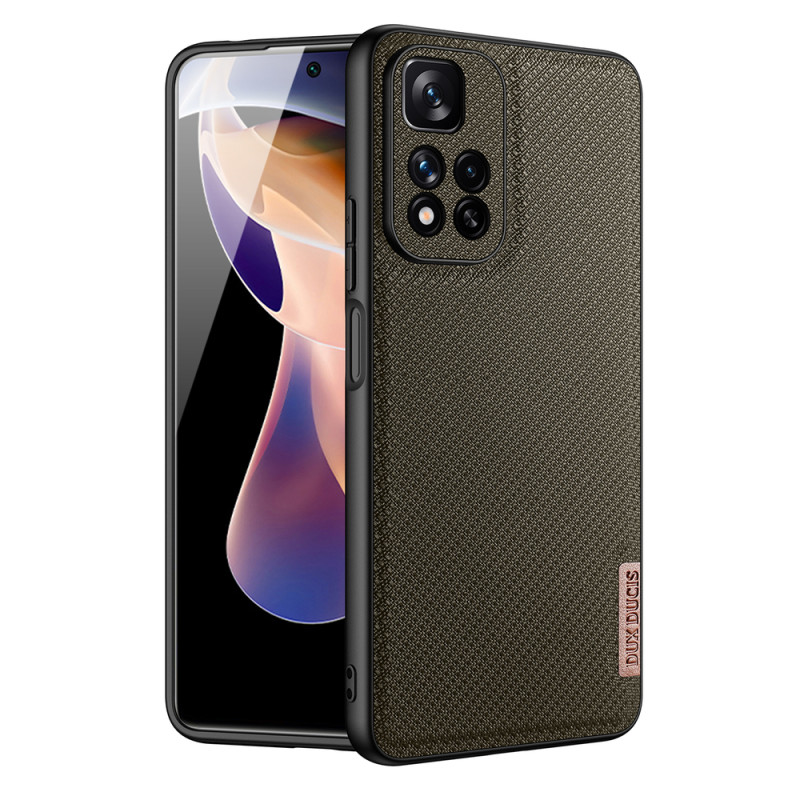 Dux Ducis Fino dėklo dangtelis padengtas nailono medžiaga Xiaomi Redmi Note 11 Pro+ 5G (Kinija) / 11 Pro 5G (Kinija) / M...