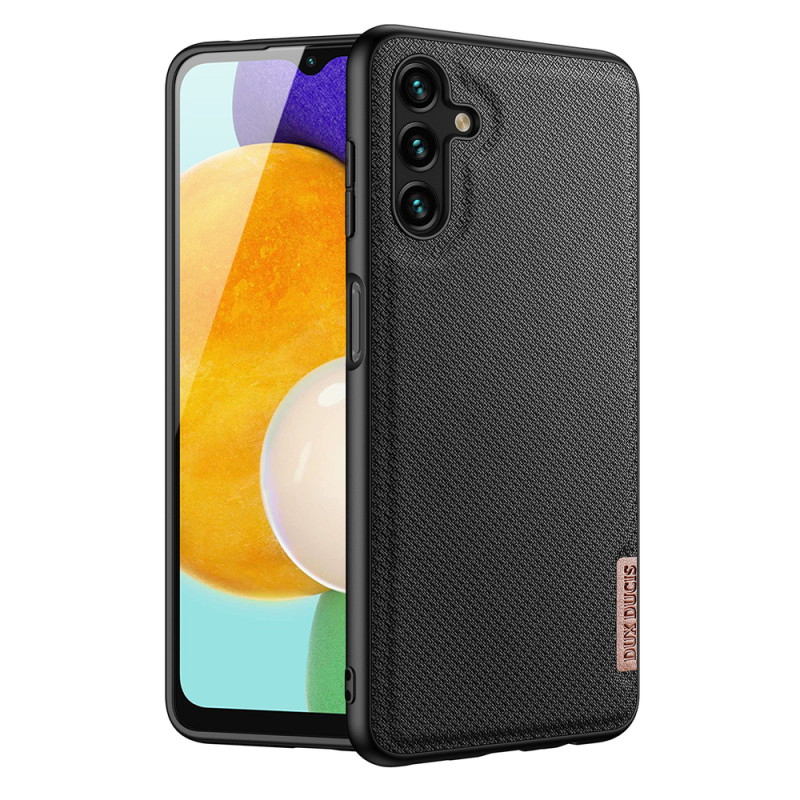 Dux Ducis Fino dėklo dangtelis, padengtas nailono medžiaga, skirtas Samsung Galaxy A13 5G juodas