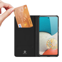 Dux Ducis Skin Pro dėklo dėklo dangtelis su atvartu, skirtas Samsung Galaxy A53 5G juodas