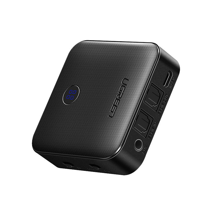 Ugreen 2in1 Bluetooth 5.0 siųstuvas/ imtuvas muzikai, juodas (CM144)