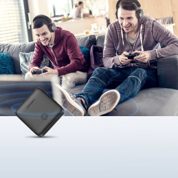 Ugreen 2in1 Bluetooth 5.0 siųstuvas/ imtuvas muzikai, juodas (CM144)