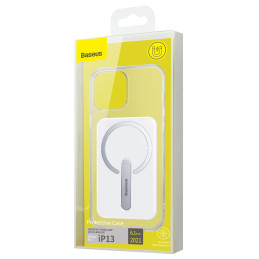 Baseus magnetinis dėklas, magnetinis telefono dėklas iPhone 13 (6.1" 2021) skaidrus