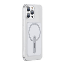 Baseus magnetinis dėklas, magnetinis telefono dėklas iPhone 13 Pro (6.1" 2021) skaidrus