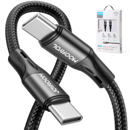 Joyroom S-2030N1-60 USB-C / USB-C PD kabelis 60W 3A 2m - juodas