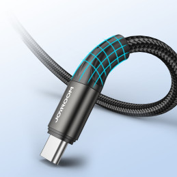 Joyroom S-2030N1-60 USB-C / USB-C PD kabelis 60W 3A 2m - juodas