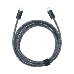 Baseus CALD000116 Lightning – USB-C PD laidas 20W 480Mb/ s 2m – pilkas