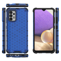 Korinis šarvuotas dėklas su gelio rėmeliu, skirtas Samsung Galaxy A03s (166.5) mėlynas