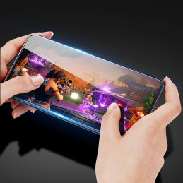 Dux Ducis Curved Glass grūdintas stiklas, skirtas Honor 60 Pro su juodu rėmeliu