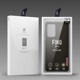 Dux Ducis Fino dėklo dangtelis, padengtas nailono medžiaga, skirtas Samsung Galaxy A73 žaliai