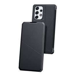 DUX DUCIS Skin X dėklo dėklo dangtelis su atvartu Samsung Galaxy A73 juodas