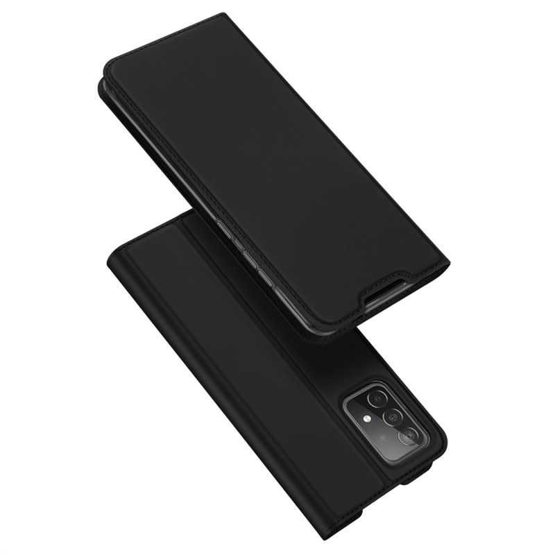 Dux Ducis Skin Pro dėklas su atvartu, skirtas Samsung Galaxy A73 juodas