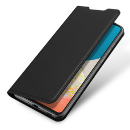 Dux Ducis Skin Pro dėklas su atvartu, skirtas Samsung Galaxy A73 juodas