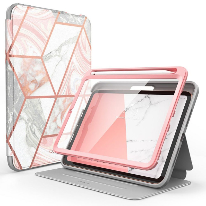 Supcase Cosmo dėklas iPad mini 6 2021 - rožinis marmuras