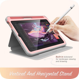 Supcase Cosmo dėklas iPad mini 6 2021 - rožinis marmuras