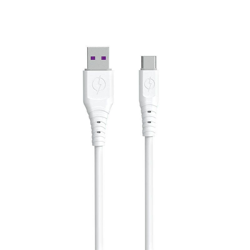 Dudao kabelis USB – USB Type C 6A 1 m baltas (TGL3T)