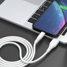 Dudao kabelis USB – USB Type C 6A 1 m baltas (TGL3T)